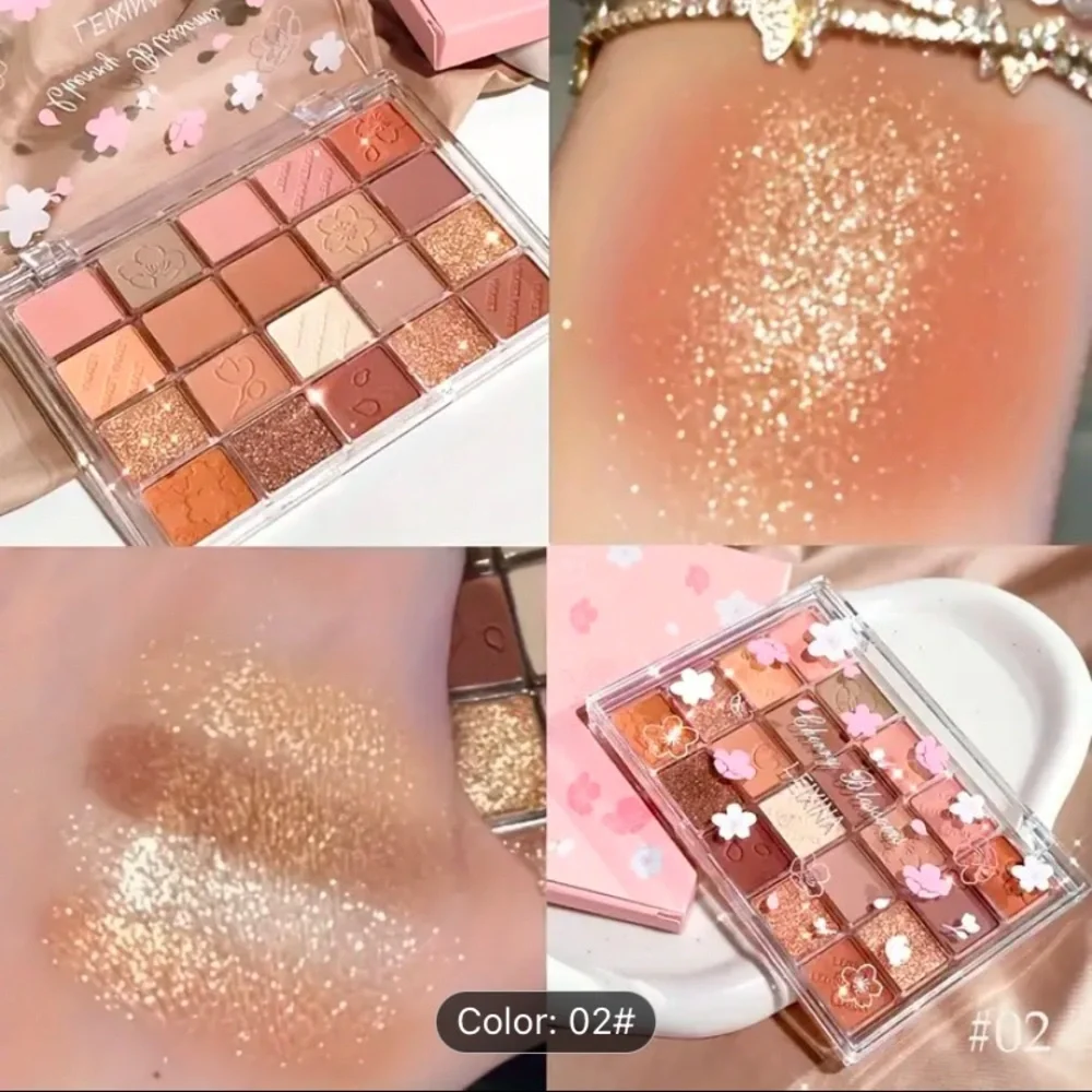 Leixina:20-Color Sakura Cherry Blossom Eyeshadow Palette